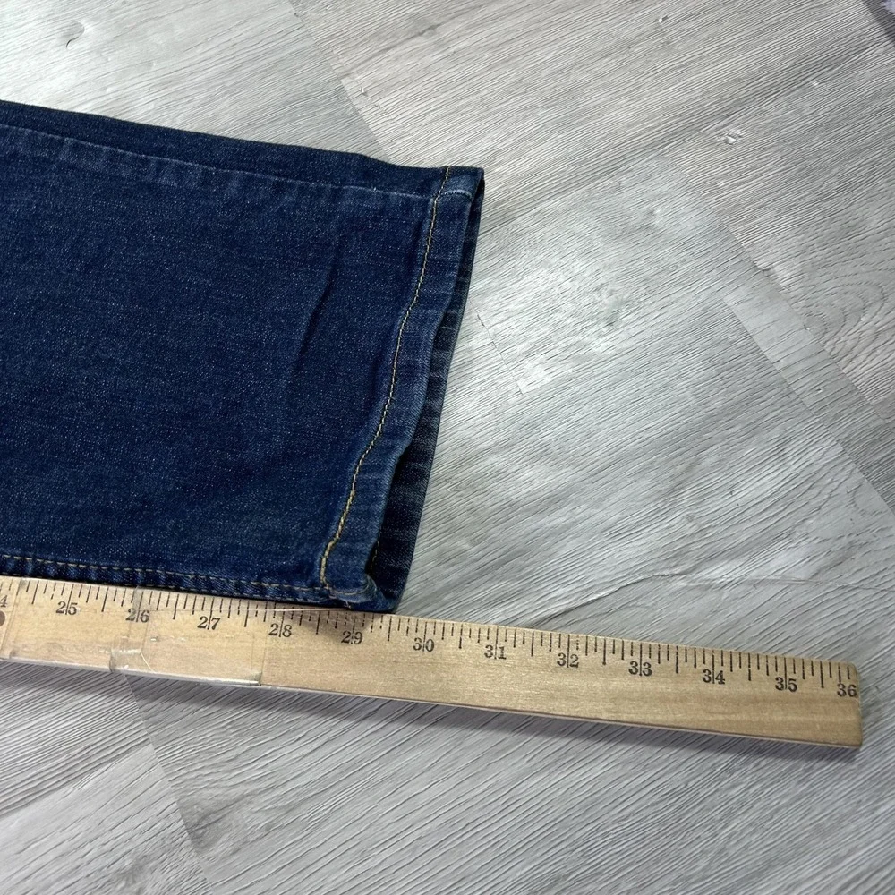 Levis 514 Jeans Mens 40x30 Blue Regular Straight Stretch Denim Dark Wash Pants